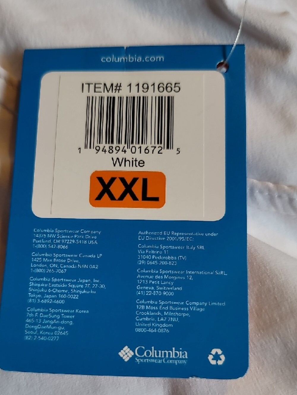 Columbia White Women's Skort - Picture 9 of 9